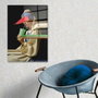 Wallity Cuadro Decorativo de Vidrio Templado Multicolor 70 x 100 cm